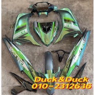 LC135 V2-V7 EXCITER 2021 COVER SET GREEN