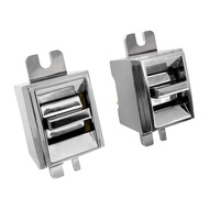 C3 Power Window Switch 1 Pair Left Driver Side Switch with Chrome Plated | Replacement for 1968-1982