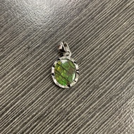 Ammonite Pendant with Necklace 🌈 特级斑彩小吊坠/配件吊饰🌈  - 1 set (No. B)