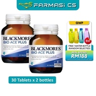 PROMO Blackmores Bio Ace Plus 30 Tablets x 2 Bottles (TWIN) EXP:07/2026 [ VItamin A, C, E, grape see
