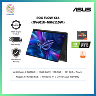 Asus Gaming Laptop ROG Flow X16 GV601R-MM6110W 16'' QHD+ Touch 165Hz ( Ryzen 7 6800HS, 16GB, 1TB SSD, RTX3060 6GB, W11 )