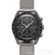 New Foreign Trade Hot Couple Watch Moon Joint Space Moon Landing Mission Six-Pin Timing Quartz Watch