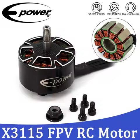 E-PowerEC X3115 Motor 900KV 1050KV 1200KV 6S Brushless Motor for FPV Freestyle 9inch 10inch Long Ran