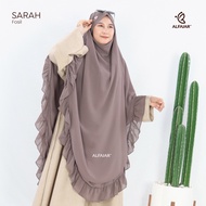 Alfajar - Frenchkhimar Ceruty Jumbo SARAH Dua Layer Free Cadar Tali Rempel / Hijab Cadar Ceruty