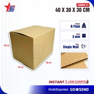 CARDBOARD PLAIN CARDBOARD BOX Size 40x30x30 CM