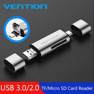 Vention Micro SD Card Reader Adapter Type C Micro USB SD Memory Card Adapter for MacBook Laptop USB 3.0 SD/TF OTG Card Reader