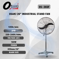OSAKI 26" INDUSTRIAL STAND FAN (OS-26SF) - QUALITY GUARANTEED