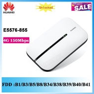 HUAWEI Unlocked 4G 150mbps WIFI E5576 E5576-855 4G Mobile Hotspot Pocket WiFi Router 3G 4G mobile wireless Mifi modem gubeng