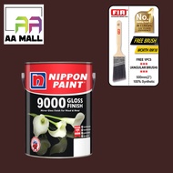 5L Nippon Paint 9000 Gloss Finish Wood & Metal Leather 1200
