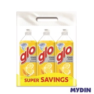 Glo Lemon Dishwashing Liquid (3 x 800ml)