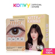 Kitty Kawaii Plus Contact Lens Mio Brown [1 Pair] คิตตี้ คาวาอิ คอนแทคเลนส์แบบรายเดือน #-2.00