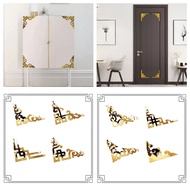 3d Mirror Wall Stickers Self-Adhesive Golden Acrylic Wall Stickers Flower Frame Decoration Art Mirror Waistline 3D Acrylic Wallpaper Wall Kitchen Bathroom Office Bedroom Living Room Background Wall Ceiling Photo Frame and Wall Home Decoration
