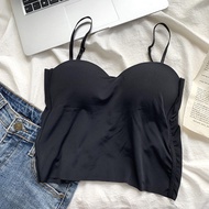 Áo Ngực Nữ Kiểu Vest Cạp Thấp Áo Ngực Một Mảnh Áo Ngực Hở Lưng Mỏng Áo Ngực Mùa Hè Áo Ngực Không Dây