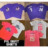 PVL DRIFIT SHIRT (Creamline Cool Smashers & Chocomucho Flying Titans)