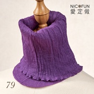 NicoFun Loves Customized Flower Fruit Series 33 Bright Orange Willow Leaf silk Versatile Scarf 100% Mulberry Four Seasons Headband