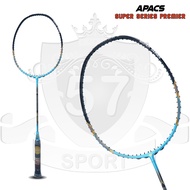 Original Apacs Super Series Premier Racket Bonus Strings And Badminton Bags