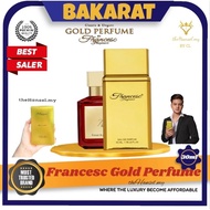 MINYAK WANGI BAKARAT gold EDP Baccarat.Rouge540. Extrait 24k Francesc Fragrance Sweet Oud Modern Pal