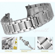 12-24mm Solid Stainless Steel Watch Strap for Orient Double Lion & Mechanical Watches - Premium Repl