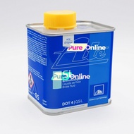 ATE Brake Fluid Ete DOT 4 SL Size 0.5 Liters Yellow High Heat Resistance 260 Degrees dot4