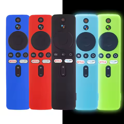 Luminous Case For Xiaomi Mi TV Box S Remote Control Cover Silicone Soft Shockproof Protector Shell f