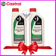 COMBO 2 Castrol brake Fluid Dot 3/ Dot 4 Premium Car brake Fluid 1L Can