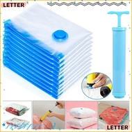 LETTER1 1PC Vacuum Sealer Packing Bag, Travel  Space Saving Compressed Bags, Clothes Storage Large Capacity Transparent Space Saver Bag