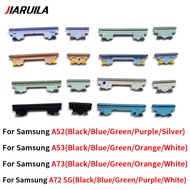 Power & Volume Button Key Housing Side Button Ribbon For Samsung A52 A53 A73 A72 5G Power Button + V
