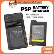 MSIA STOK】BRAND NEW OEM PSP 2000 3000 BATTERY 2K 3K 1200mAh USB BATTERY CHARGER