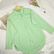 Clashe Blouse 𝗣𝗹𝘂𝘀 𝗦𝗶𝘇𝗲 𝗦-𝟴𝗫𝗟 Baggy Style Viral Terkini Korean Blouse For Women Rayon Soft