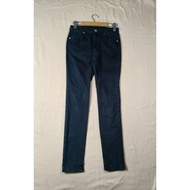 GU Brand Black Skinny Jeans size 67 cm Waist 27-28 Hips 32 To 38 Length 38 Inches Pants Crotch 11.5