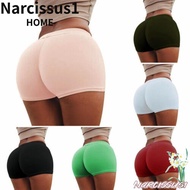NARCISSUS Yoga Short Elastic Breathable Flex Gym Jogging Pants Jogging Anti-lighting Fitness Short P