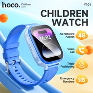 HOCO Y101 4G Smart Watch For Children Boy Girls 1.83 inch 2.5D HD Touch Screen Support GPS/LBS/WiFi/
