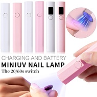 BORN PRETTY Portable Rechargeable UV Nail Lamp Dryer Machine USB UV LED Nail Quick Drying Light Hand
