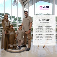 MuTif 100% ORIGINAL | Daniar Golden Brown - Ceylon | Danendra Ceylon - Golden Brown | Family Series