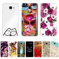 A13-Paint Cat theme Case TPU Soft Silicon Protecitve Shell Phone Cover casing For Samsung Galaxy a3 2016/a5 2016/a7 2016/a9 2016/a9 pro 2016
