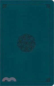 ESV Large Print Personal Size Bible (Trutone, Deep Teal, Emblem Design)