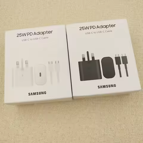 Samsung 25W UK Super Fast Charger Galaxy S25FE S25Ultra S24 S23 FLip Fold 4 5 6 7 A06 A16 A15 A35 A5