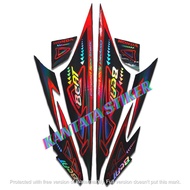 STIKER STRIPING LIS LES BODY MOTOR HONDA BEAT KARBU 2011 HOLOGRAM