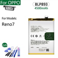 แบตเตอรี่ ใช้สำหรับเปลี่ยน BATTERY FOR ORI OPPO RENO 7 / 7 PRO (BLP893) 4500mAh **แบตเตอรี่รับประกัน
