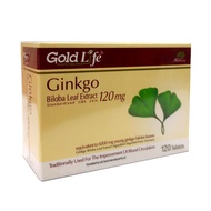 GOLD LIFE GINGKO BILOBA EXTRACT 120MG 11 STRIPS 6/2024