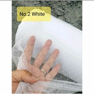 Soft net polka dot Roll White