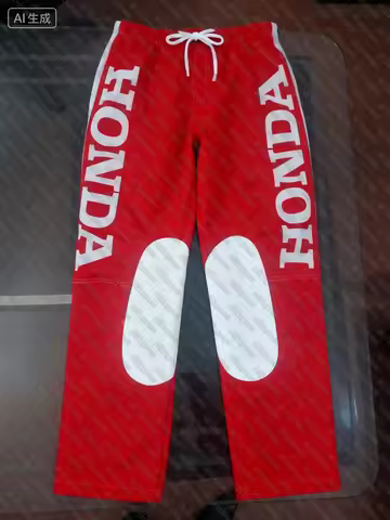 Rick Johnson Vintage Honda Motocross Pants Riding Dirt Bike Pant Motorcycle Racing Light Wear Autumn