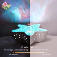 Wave Projection Light, Starfish Light, 3D Holographic Water Wave Romantic Ambient Light, Children's 
