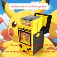 Pokémon TCG Cards Storage Box 3D Printing Retro Handheld Style Card Set Box Storage 200 Cards Compat