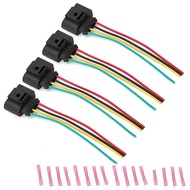 4 Pack Ignition Coil Connector Plug Harness for A4 1.8T 2.0T 2.5L 3.2L 4.2L Ignition Coil Harness