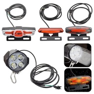 【Limited edition】 1 Set Ebike Turn Rear Brake Include 24v 36v 48v E-Bike Headlight With Switch For Electric Bike And Scooter Lamp
