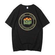 Dumpster Fire shirt women korean clothes kawaii Gothic Classic streetwear Y2k t-shirt Gothic korean 