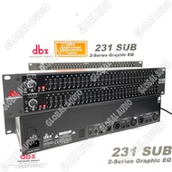 Equaliser DBX 231 Sub Output Subwoofer Grade A Equalizer Dbx231 Plus 2Series Graphic EQ Dbx 231Sub Murah ( Bisa COD )