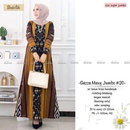 GAMIS GAZZA SUPER JUMBO LD 120[COD] GAMIS GAZZA-DRESS TENUN-TENUN TEROSO-FASHION WANITA-DRESS WANITA KEKINIAN-DRESS JUMBO-GAMIS JUMBO-BAJU PESTA WANITA-BATIK KEKINIAN