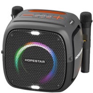 HOPESTAR PARTYONE 戶外大功率藍牙音箱帶雙麥克風連支架 - 灰色 | 戶外活動展覽音響器材